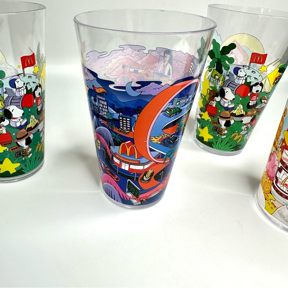 Set of 4 McDonald’s Collector’s Edition Cups - Picture 6 of 11